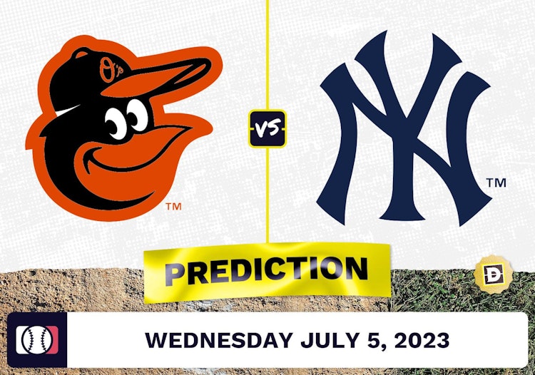 Orioles vs. Yankees Prediction for MLB Wednesday [7/5/2023]