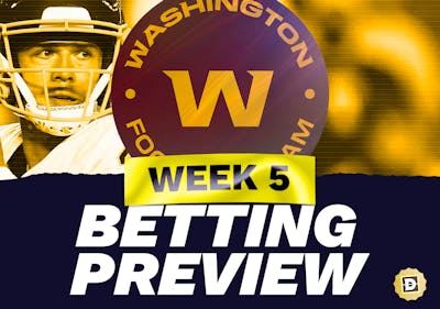 BetRivers Virginia Betting Preview: New Orleans Saints vs. Washington Football Team, Sunday, October 10th, 2021