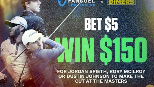FanDuel Bet $5, Win $150 on the 2022 Masters Tournament