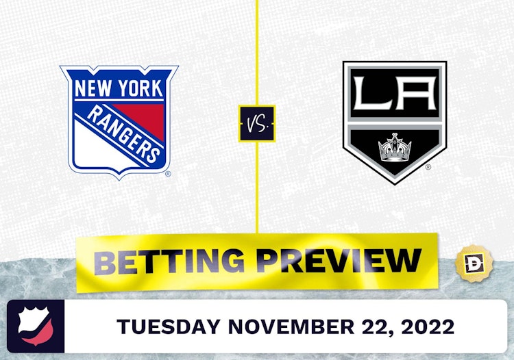 Rangers vs. Kings Prediction and Odds - Nov 22, 2022