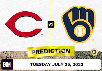 Reds vs. Brewers Prediction for MLB Tuesday [7/25/2023]