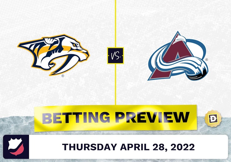 Predators vs. Avalanche Prediction and Odds - Apr 28, 2022