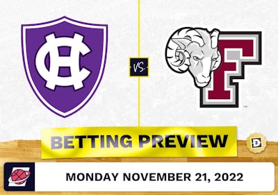 Holy Cross vs. Fordham CBB Prediction and Odds - Nov 21, 2022