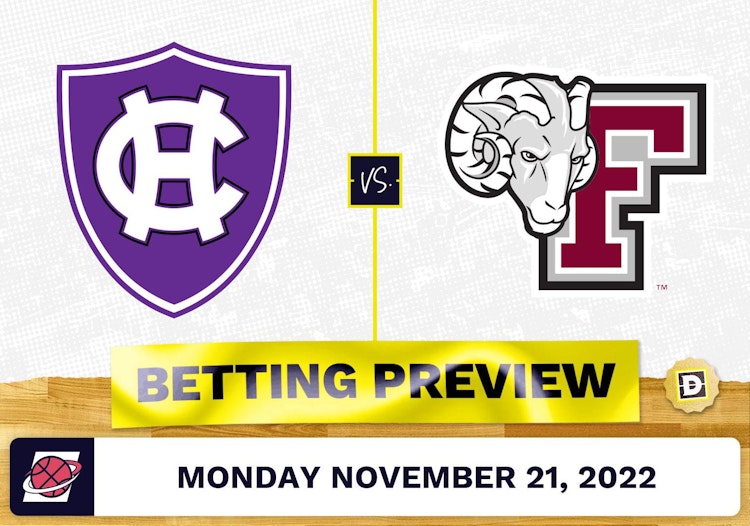 Holy Cross vs. Fordham CBB Prediction and Odds - Nov 21, 2022