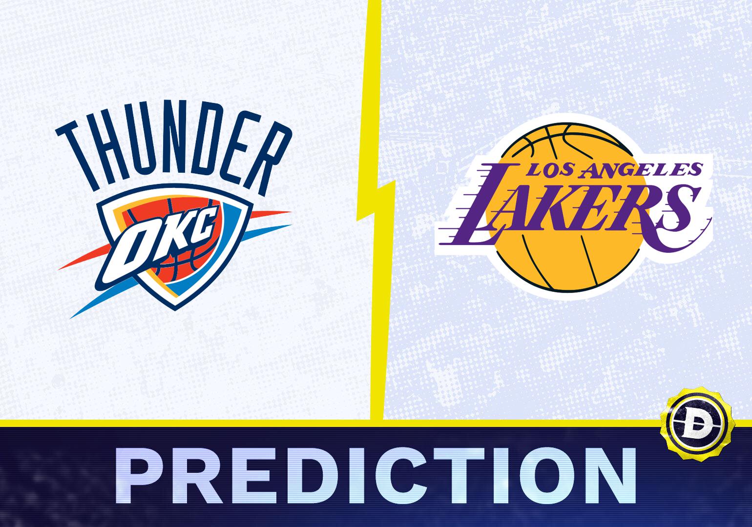 Oklahoma City Thunder Vs. Los Angeles Lakers Prediction, Odds, NBA ...