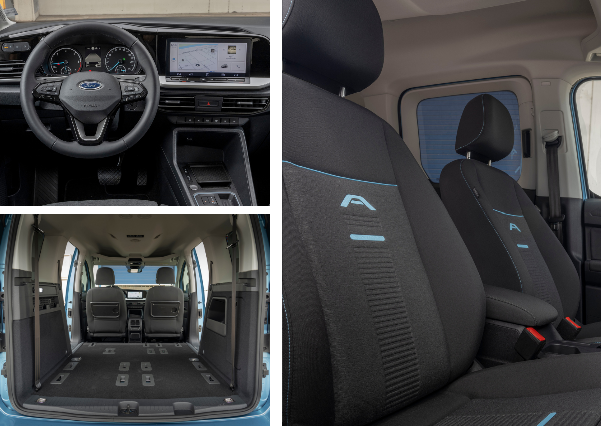 Das Interieur des Ford Tourneo Connect