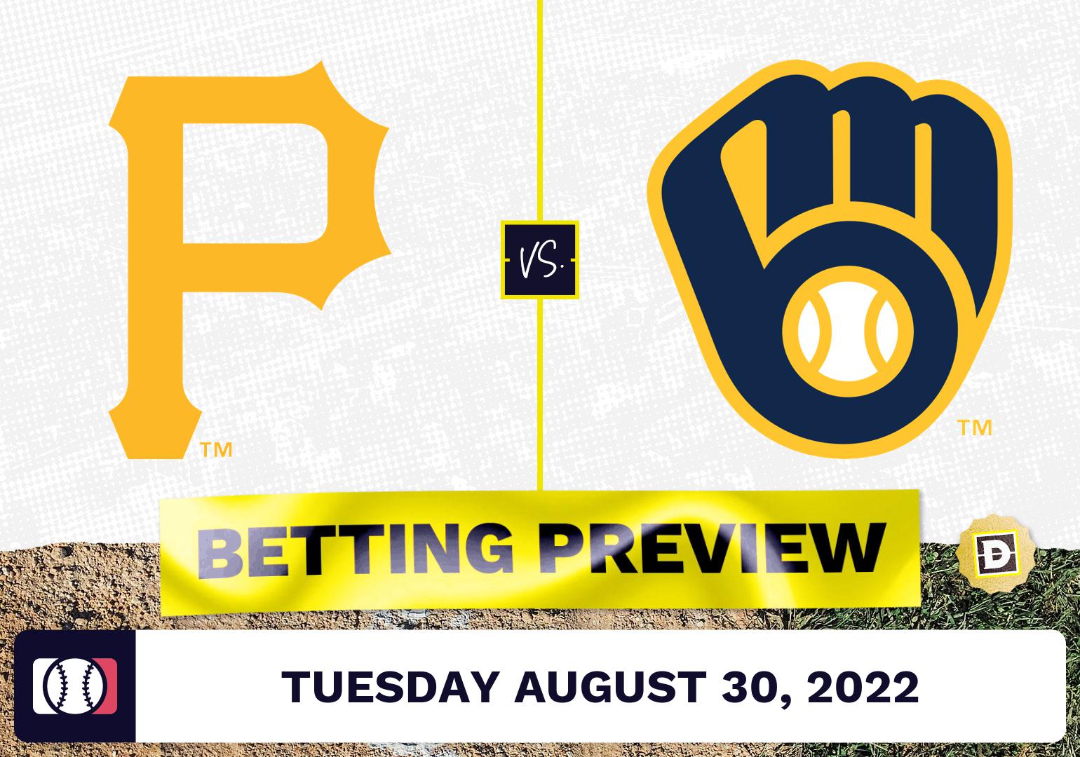 Pirates vs. Brewers Prediction and Odds - Aug 30, 2022