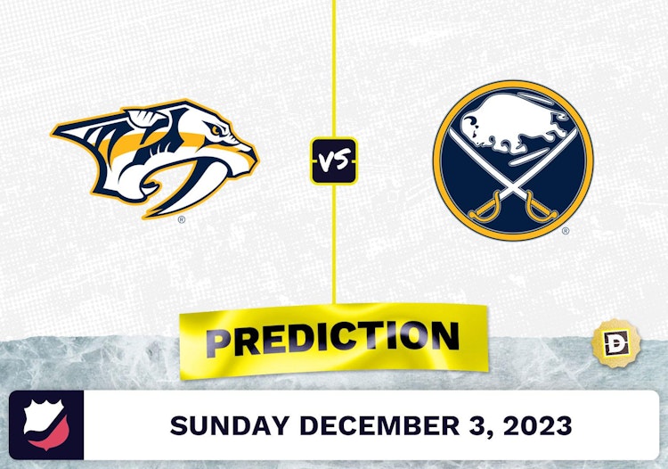 Nashville Predators vs. Buffalo Sabres Prediction and Odds - December 3, 2023