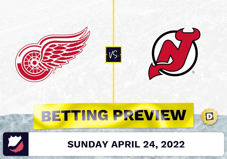 Red Wings vs. Devils Prediction and Odds - Apr 24, 2022