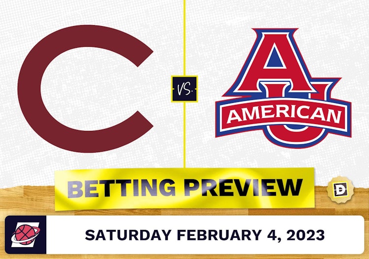 Colgate vs. American University CBB Prediction and Odds - Feb 4, 2023