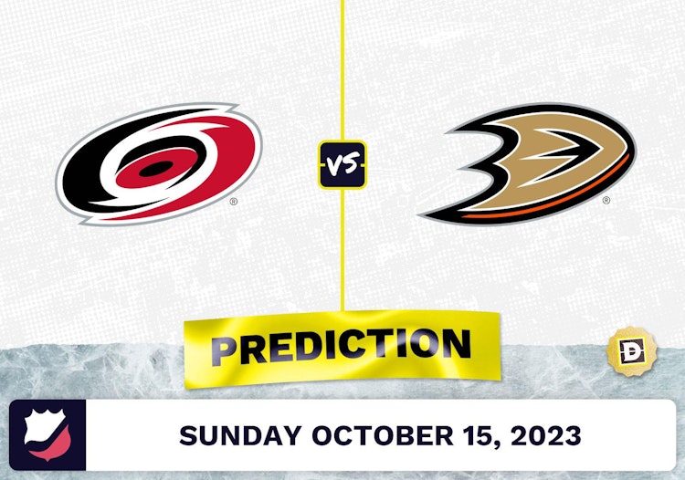 Hurricanes vs. Ducks Prediction and Odds - October 15, 2023