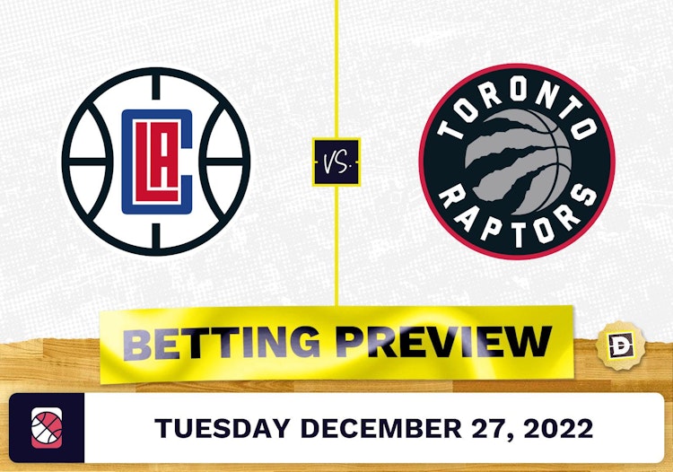 Clippers vs. Raptors Prediction and Odds - Dec 27, 2022