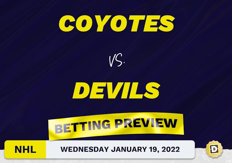 Coyotes vs. Devils Predictions and Odds - Jan 19, 2022