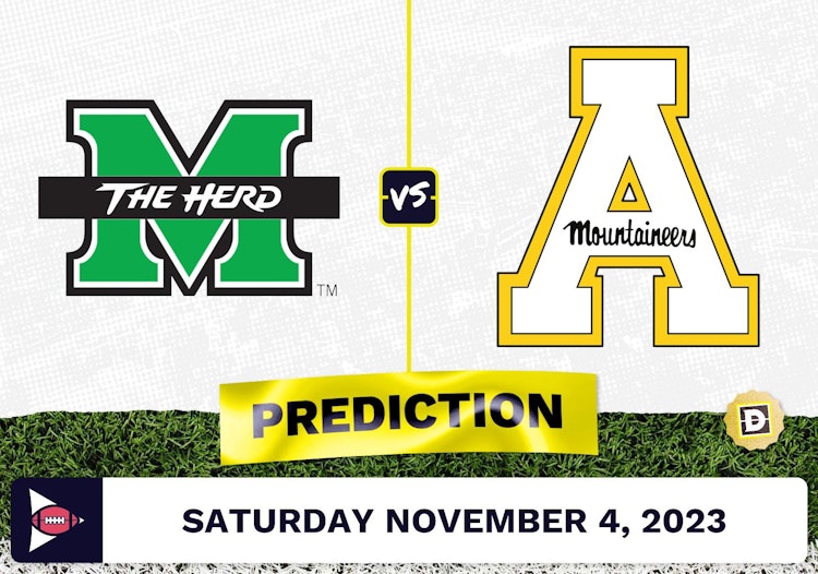 Marshall vs. Appalachian State CFB Prediction and Odds - November 4, 2023