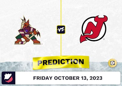 Coyotes vs. Devils Prediction and Odds - October 13, 2023