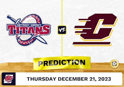 Detroit Mercy vs. Central Michigan Prediction, Odds, College Basketball Picks  [12/21/2023]