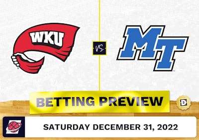 Western Kentucky vs. Middle Tennessee CBB Prediction and Odds - Dec 31, 2022
