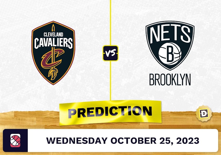 Cavaliers vs. Nets Prediction and Odds - October 25, 2023