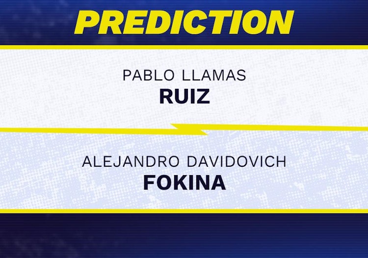 Pablo Llamas Ruiz vs Alejandro Davidovich Fokina Tennis Prediction.