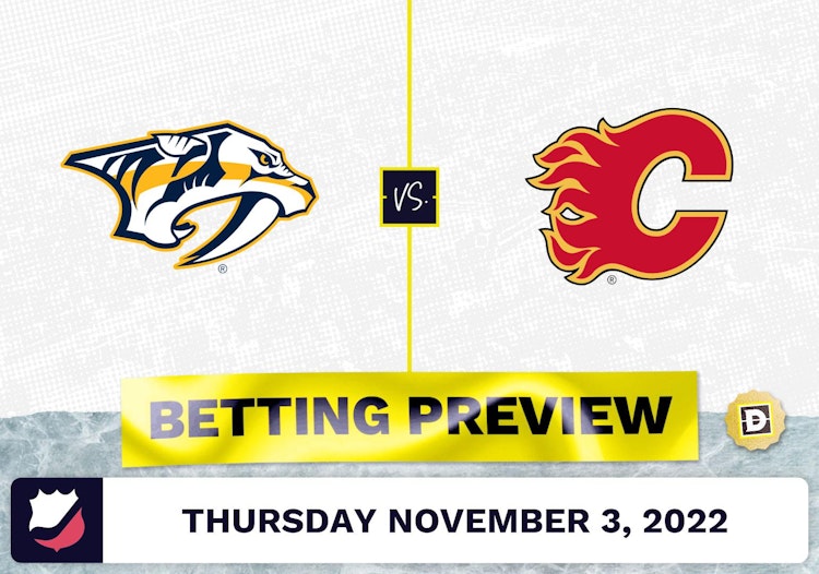 Predators vs. Flames Prediction and Odds - Nov 3, 2022