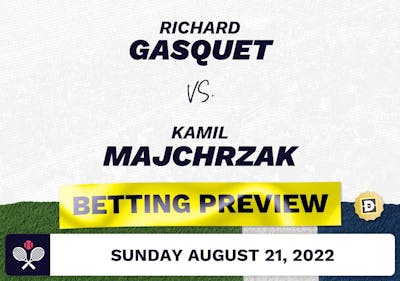 Richard Gasquet vs. Kamil Majchrzak Predictions - Aug 21, 2022
