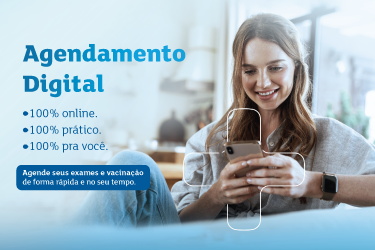 Agendamento online de exames e vacinas