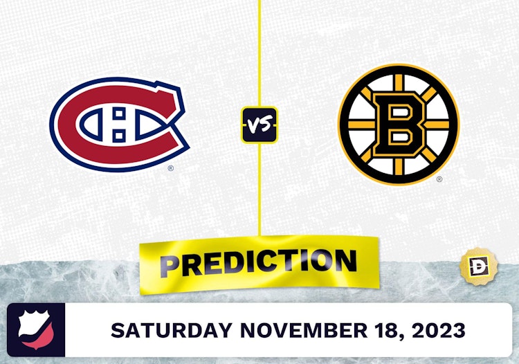 Canadiens vs. Bruins Prediction and Odds - November 18, 2023