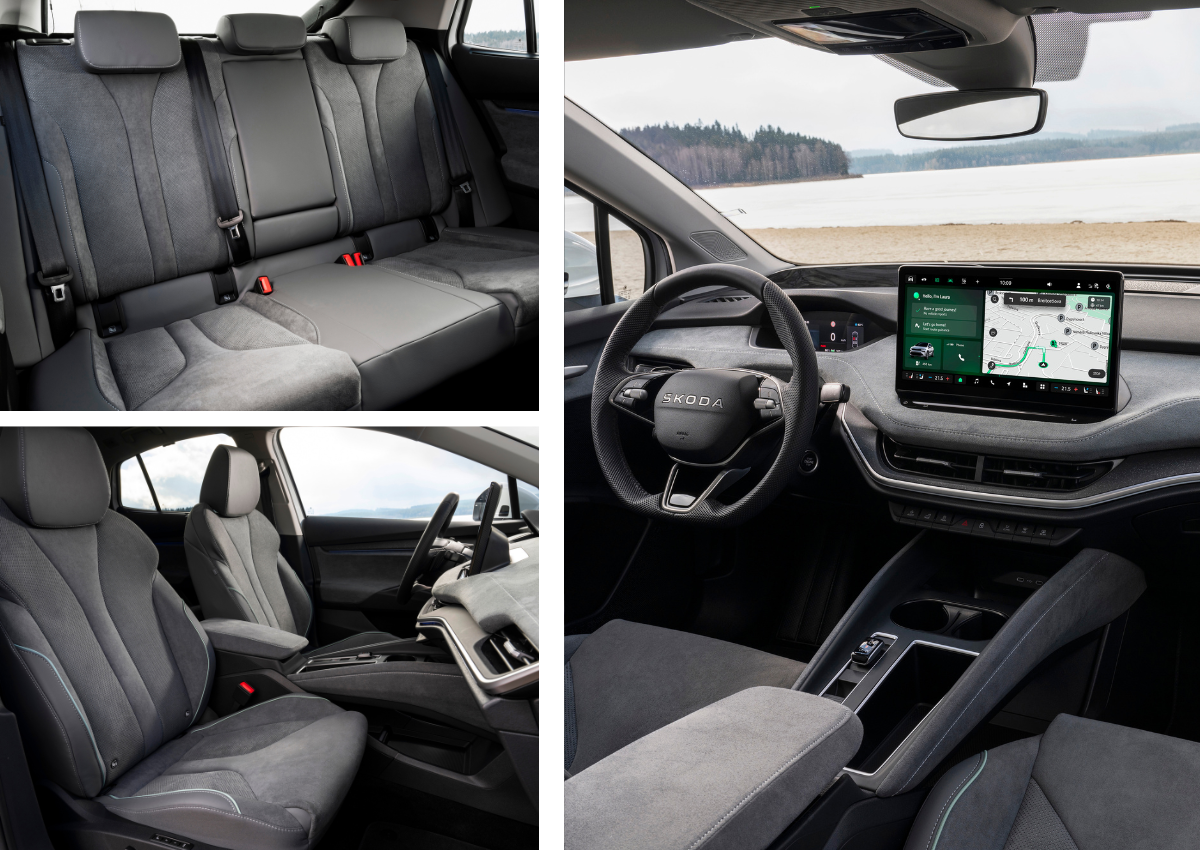 Das Interieur des Škoda Enyaq Coupé