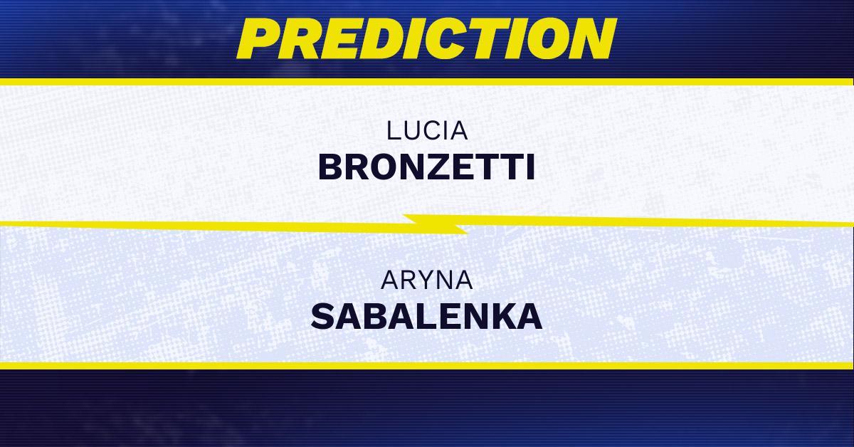 Lucia Bronzetti vs Aryna Sabalenka Tennis Prediction.