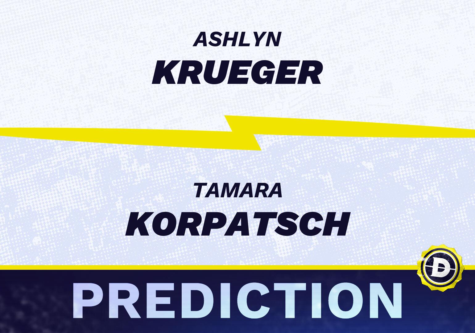 Ashlyn Krueger vs. Tamara Korpatsch Prediction, Odds, Picks for French Open 2024