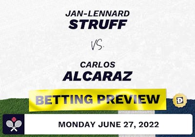 Jan-Lennard Struff vs. Carlos Alcaraz Predictions - Jun 27, 2022