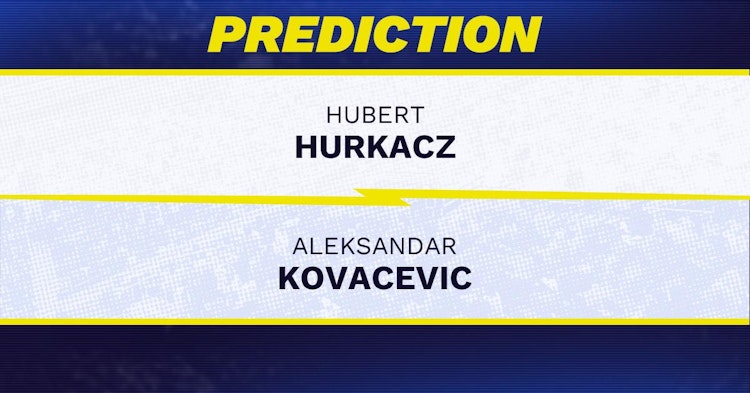 Hubert Hurkacz vs Aleksandar Kovacevic Tennis Prediction.