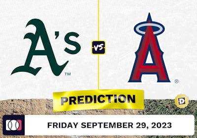 Athletics vs. Angels Game 1 Prediction for MLB Friday [9/29/2023]