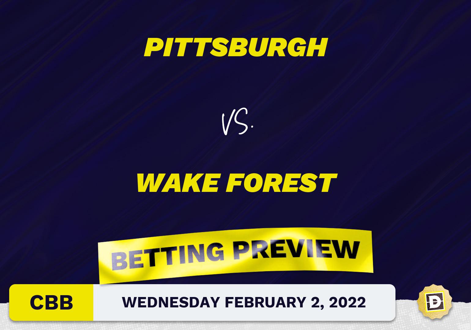Pittsburgh vs. Wake Forest CBB Predictions and Odds - Feb 2, 2022