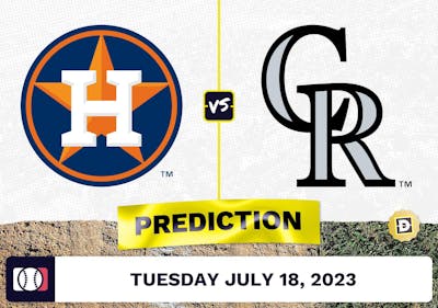 Astros vs. Rockies Prediction for MLB Tuesday [7/18/2023]