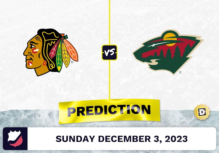 Chicago Blackhawks vs. Minnesota Wild Prediction and Odds - December 3, 2023