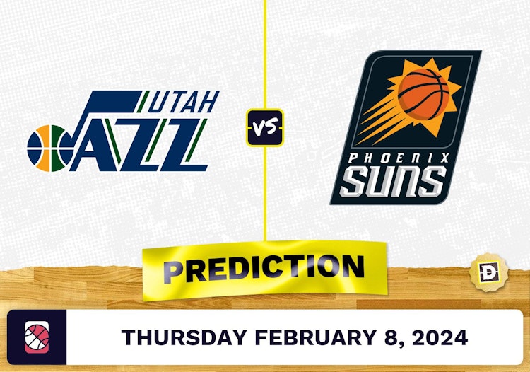 Utah Jazz vs. Phoenix Suns Prediction, Odds, NBA Picks [2/8/2024]