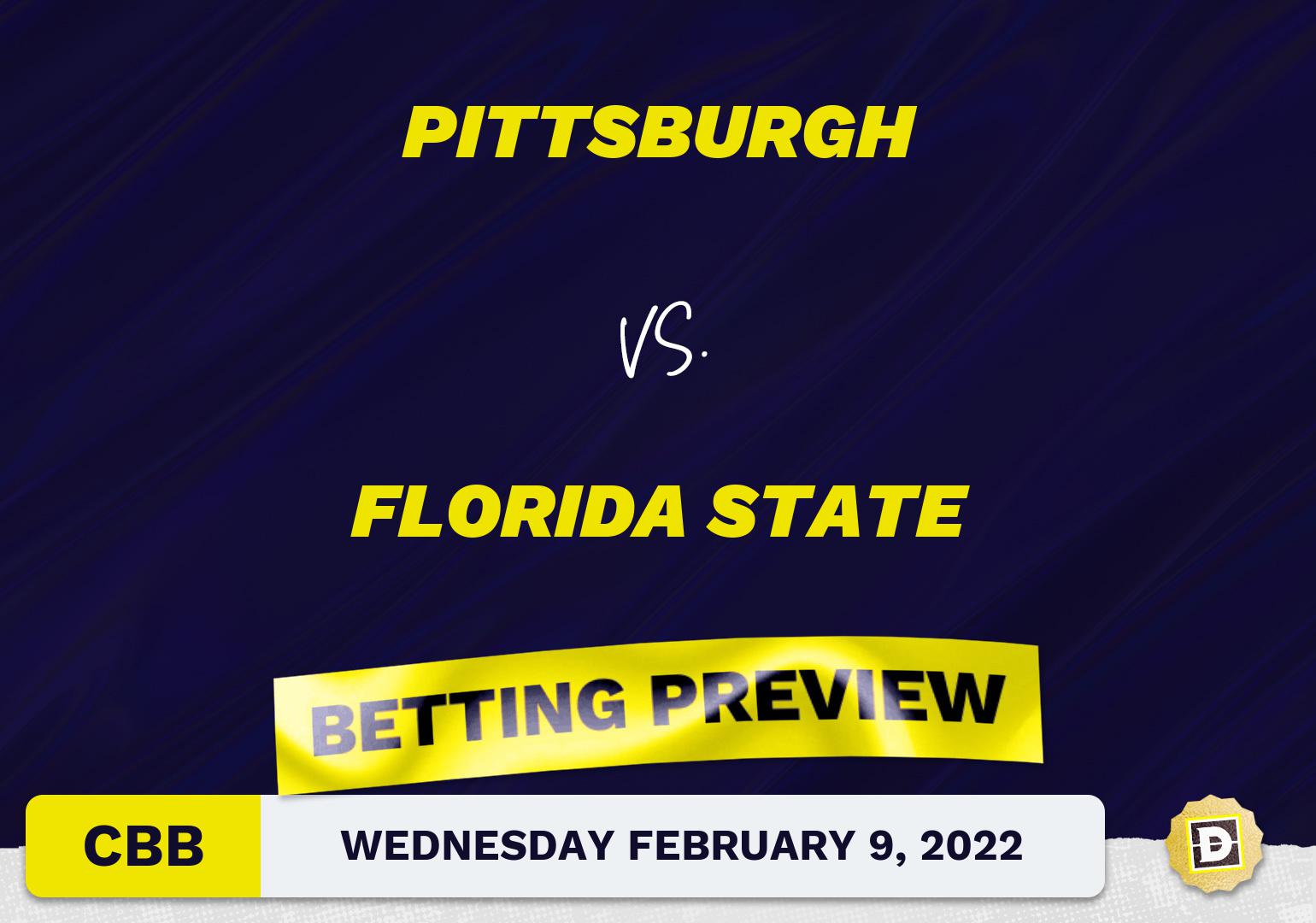 Pittsburgh vs. Florida State CBB Predictions and Odds - Feb 9, 2022