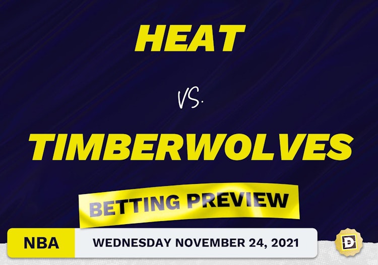 Heat vs. Timberwolves Predictions and Odds - Nov 24, 2021