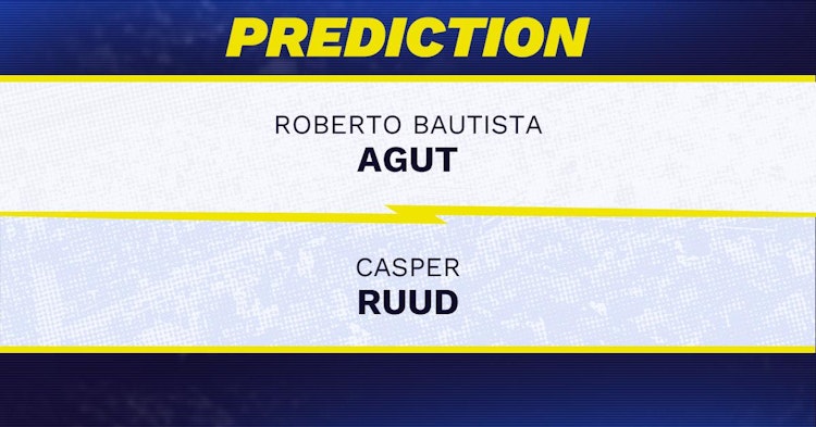 Roberto Bautista Agut vs Casper Ruud Tennis Prediction.