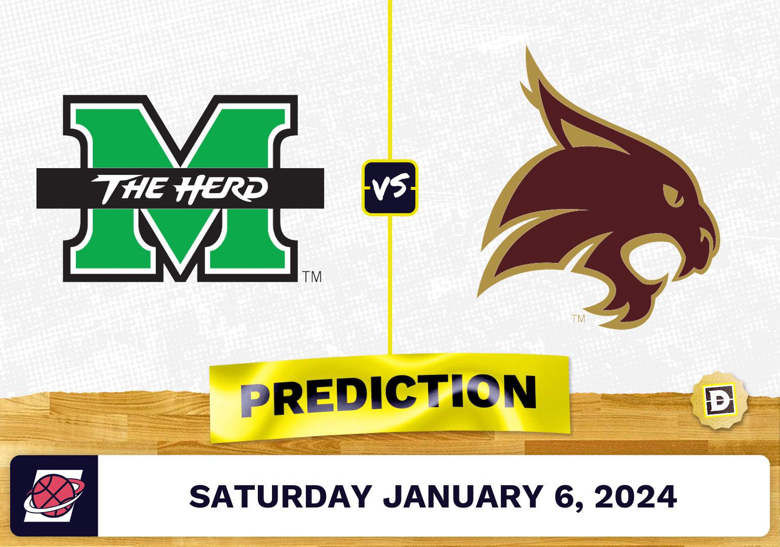 Marshall Vs. Texas State Prediction, Odds, College Basketball Picks [1 ...