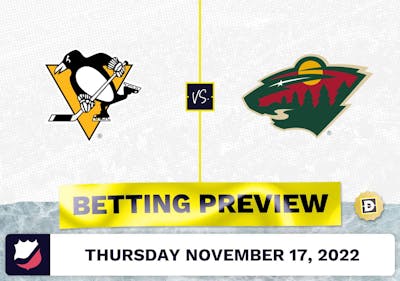 Penguins vs. Wild Prediction and Odds - Nov 17, 2022