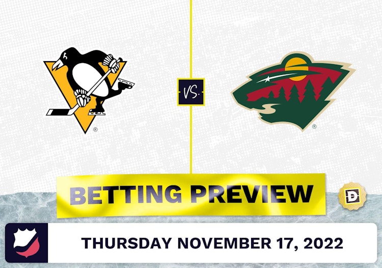 Penguins vs. Wild Prediction and Odds - Nov 17, 2022