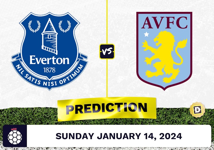 Everton vs. Aston Villa Prediction, Odds, Premier League Picks  [1/14/2024]