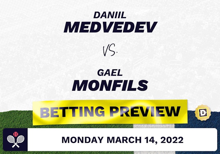 Daniil Medvedev vs. Gael Monfils Predictions - Mar 14, 2022