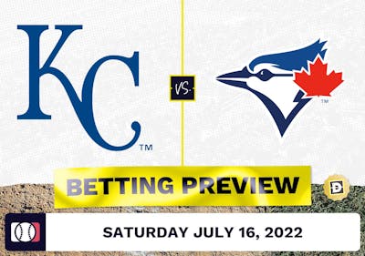 Royals vs. Blue Jays Prediction and Odds - Jul 16, 2022