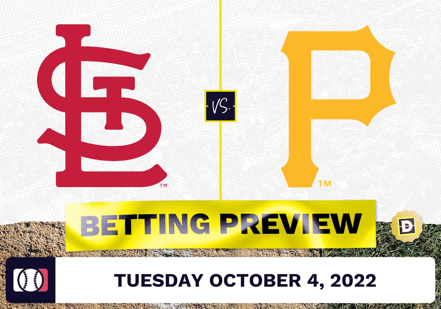 Cardinals vs. Pirates Prediction and Odds - Oct 4, 2022