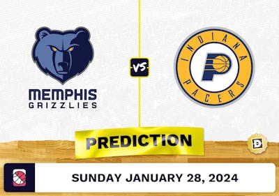 Memphis Grizzlies vs. Indiana Pacers Prediction, Odds, NBA Picks [1/28/2024]