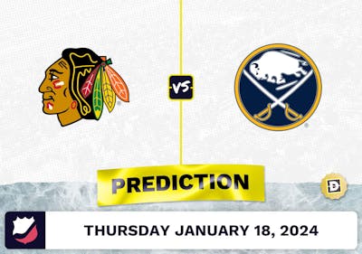 Chicago Blackhawks vs. Buffalo Sabres Prediction, Odds, NHL Picks [1/18/2024]