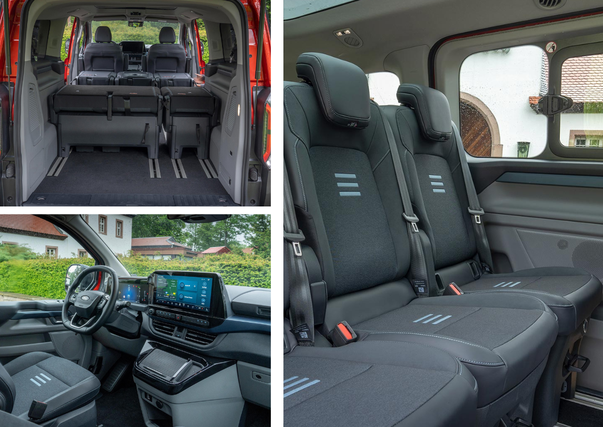 Das Interieur des Ford Tourneo Custom